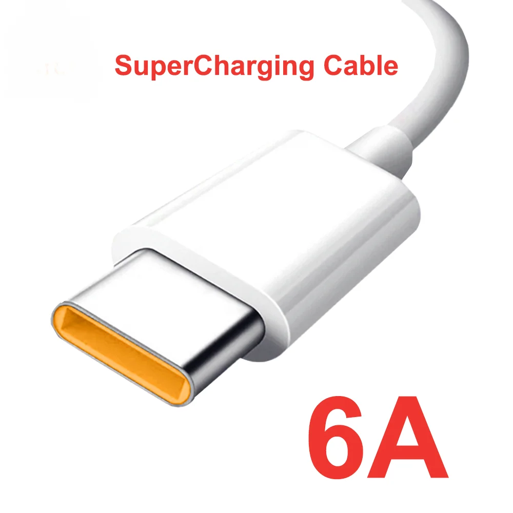 Original Huawei 6A USB Type C Cable 66W Supercharge for Huawei Mate40 Pro P50 P40 P30 Nova8 SE P20 P30 Pro Mate 30 P40 Pro 20