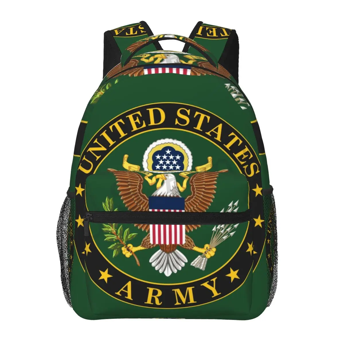 Teenager Bookbag Backpack Travel Bag United States Flag Print Backpack For Laptop School Bags