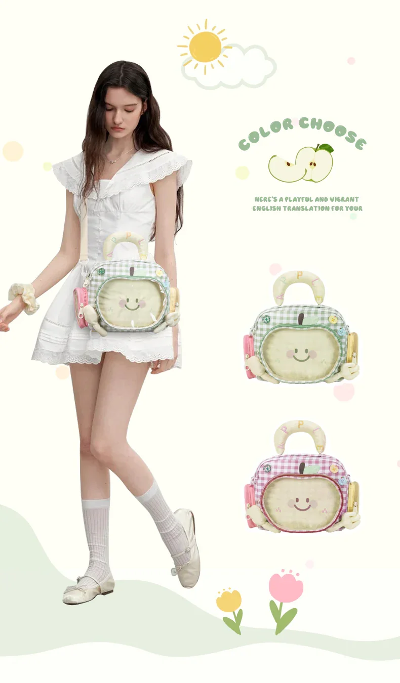 Apple-Shaped Clear Display Backpack — product information 4