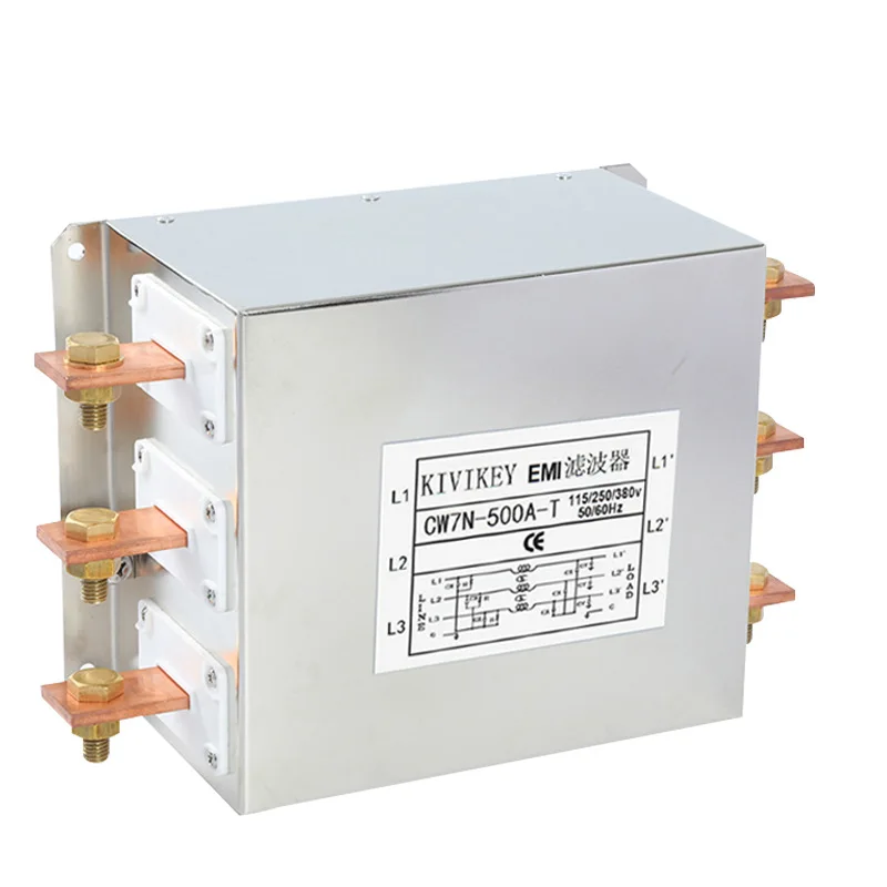 Anti-interference EMI power filter 380V three-phase three-wire 100A200A500A800A400A1000A