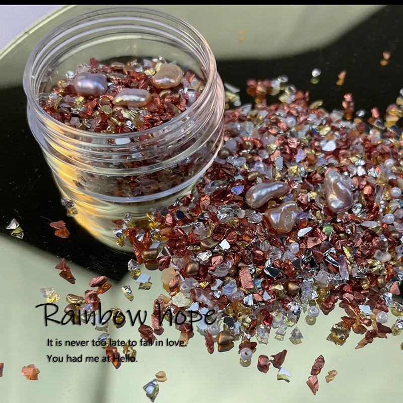 1 صندوق مختلط غير النظامية كريستال حجر الراين مسمار الديكور سحر الأظافر اكسسوارات DIY بها بنفسك الكروم حجر كريستال الأظافر الحفر