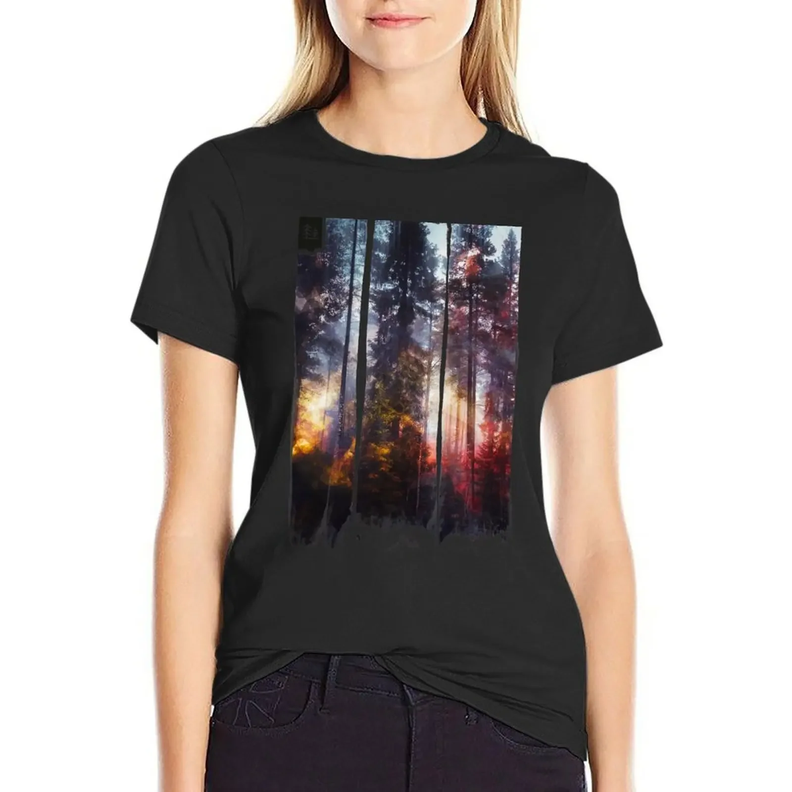 

Warm fuzzy feelings T-Shirt blanks summer clothes heavyweights summer tops funny t shirts for Women