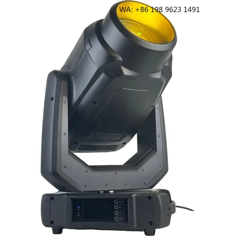 480W White Stage Moving Head Light 3IN1 Beam Spot Wash Fixture DMX512 Adjustment IP20 Rating for Cabaret Live Stage Decoration
