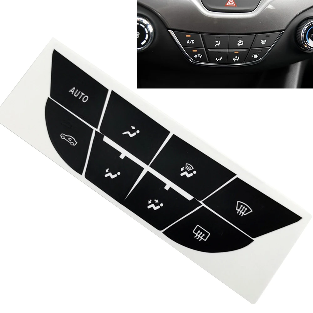 Push Button Decal Repair Sticker Kit Easy Installation Replacement A/C Control For Chevrolet For Cruze Long Lasting