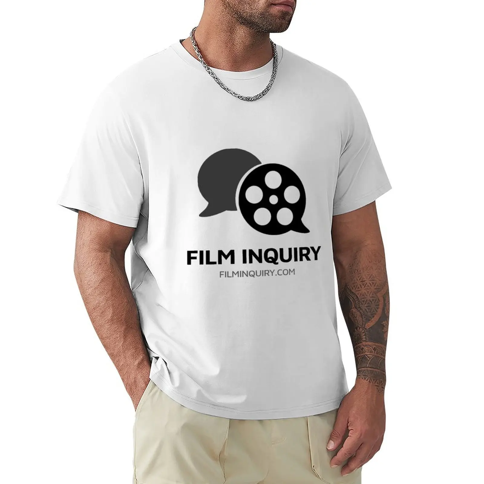 Film Inquiry: New Logo T-shirt sports fans aesthetic clothes hippie clothes mens workout shirts