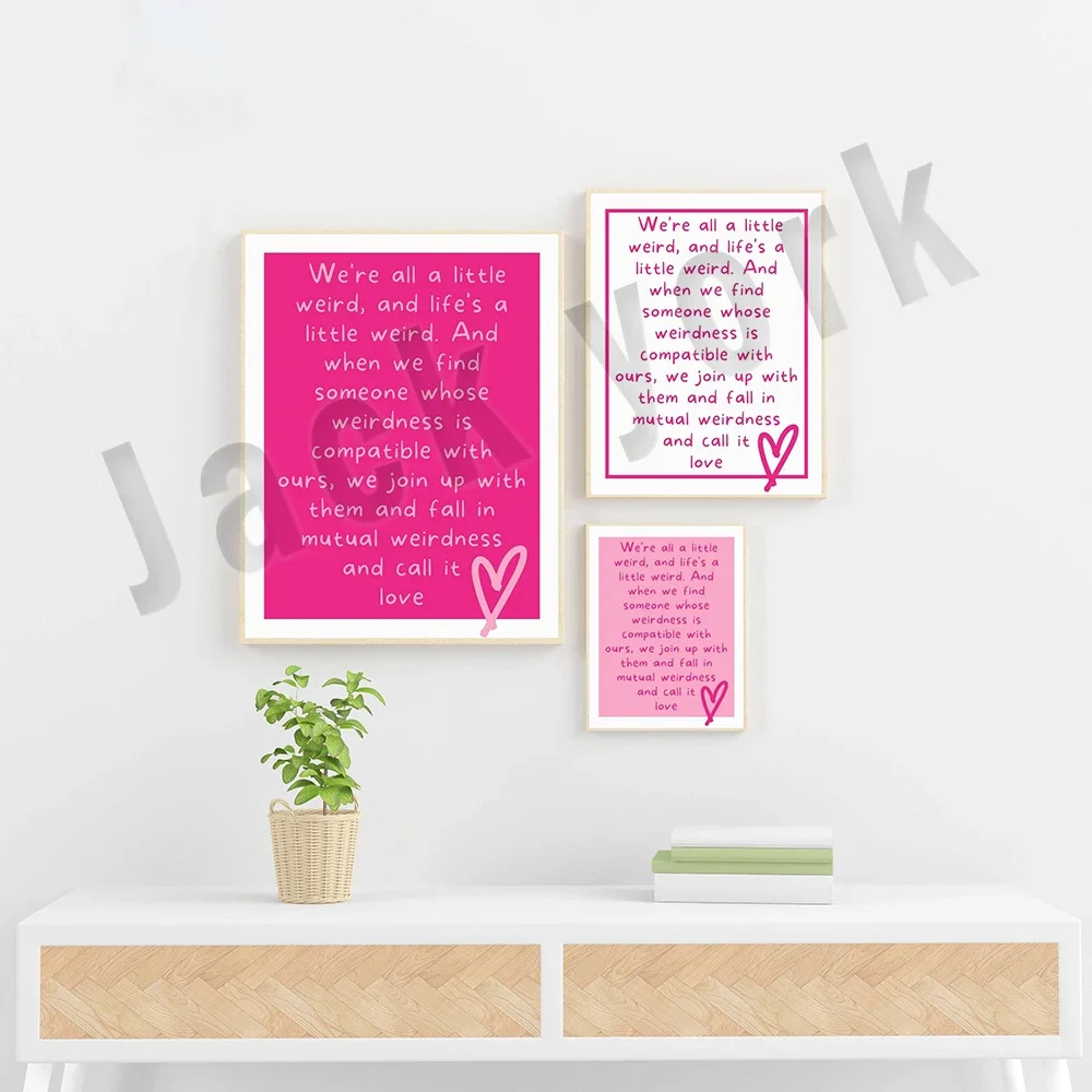 la vie en rose, love typography, life quotes, mantra posters, mental health art, self care, quotes in french, aesthetic posters