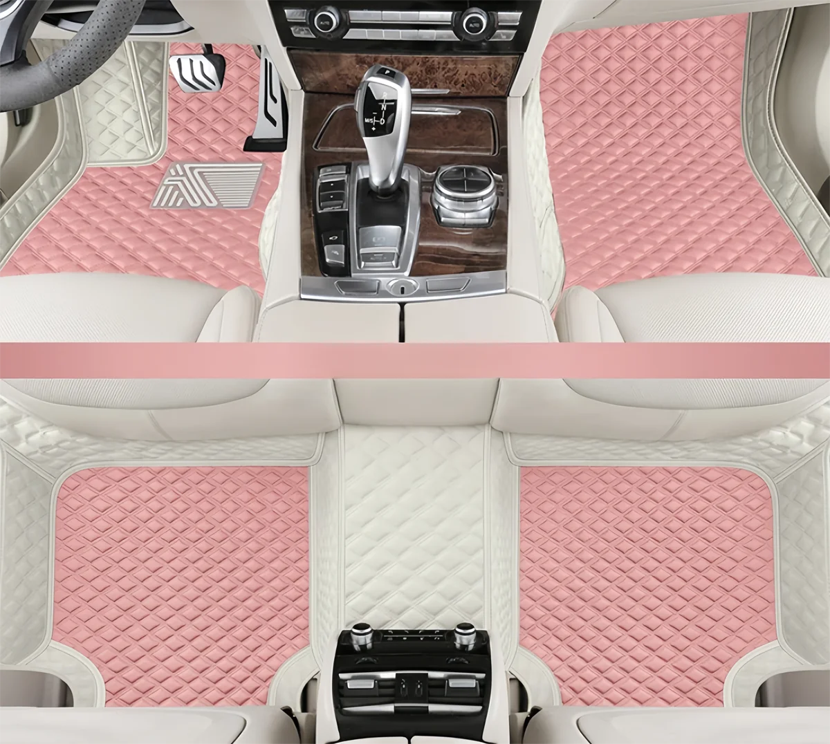 Custom Car Floor Mats For  lincoln Aviator Nautilus 2019-2023 Auto Foot Pads Automobile Carpet Cover Accessorie