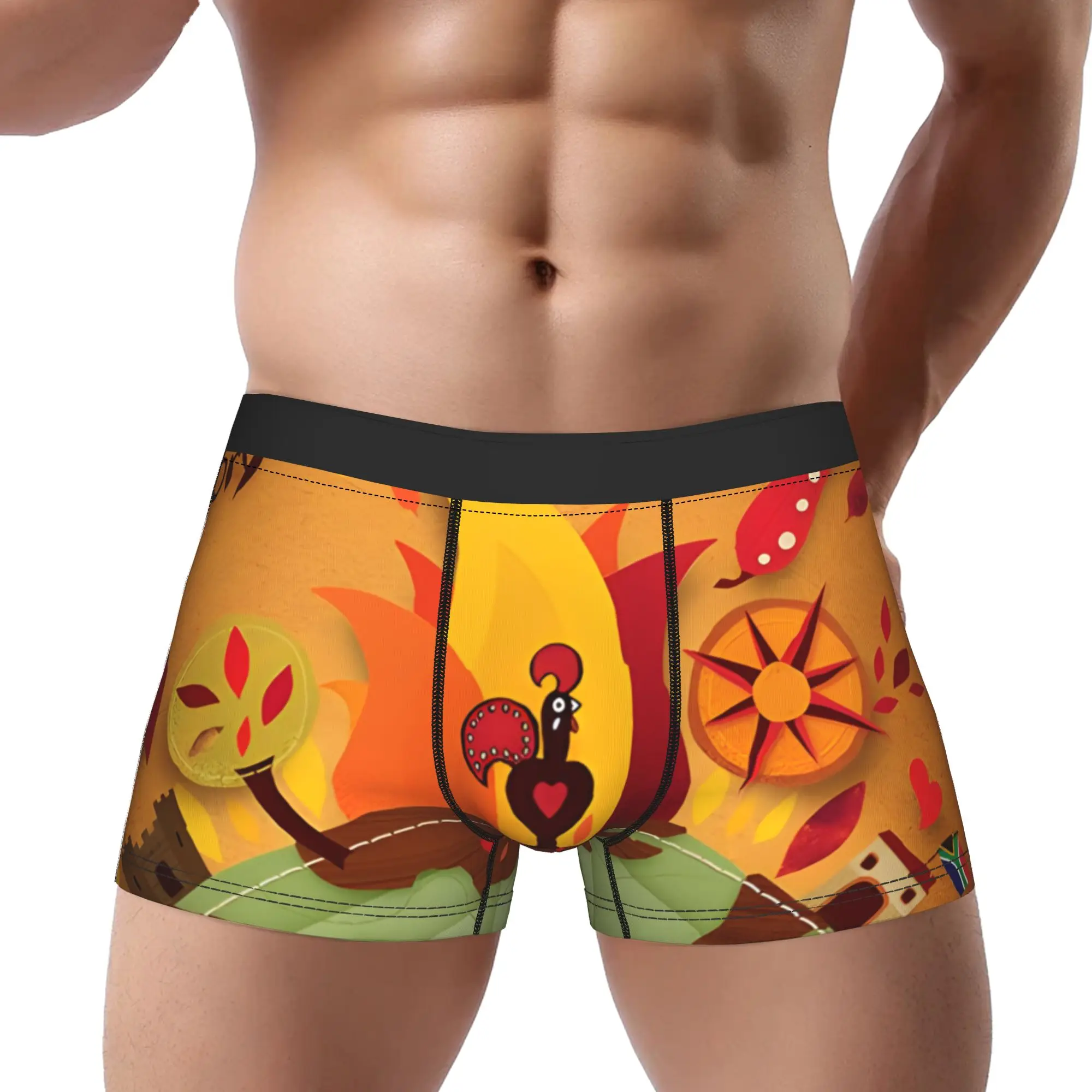 

1piece Nandous Chicken Our Peri Story Underpants Breathbale Panties Male Underwear Print Shorts