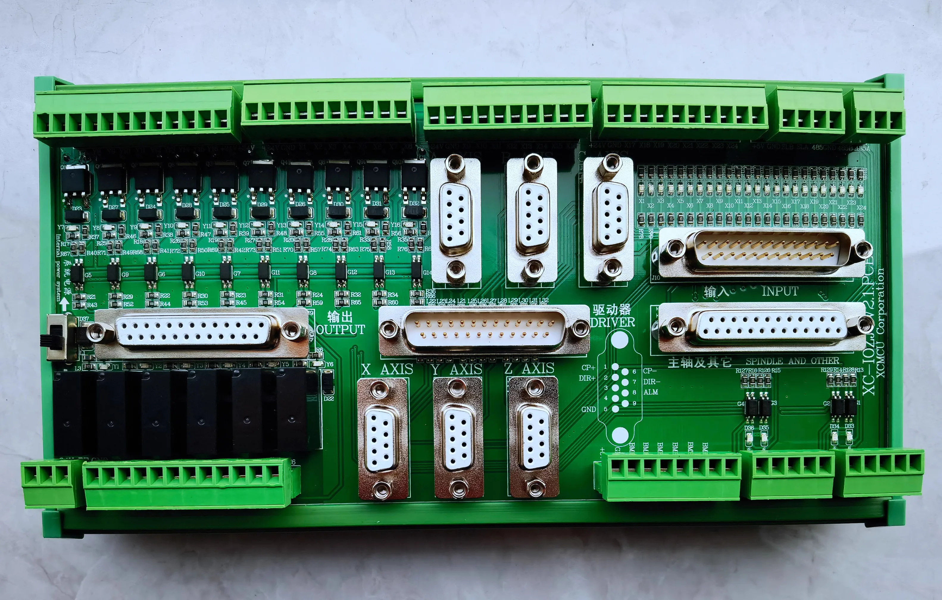 XCMCU Integrated Adapter Board input output For XC609 XC709 XC809 Series G-code Controller