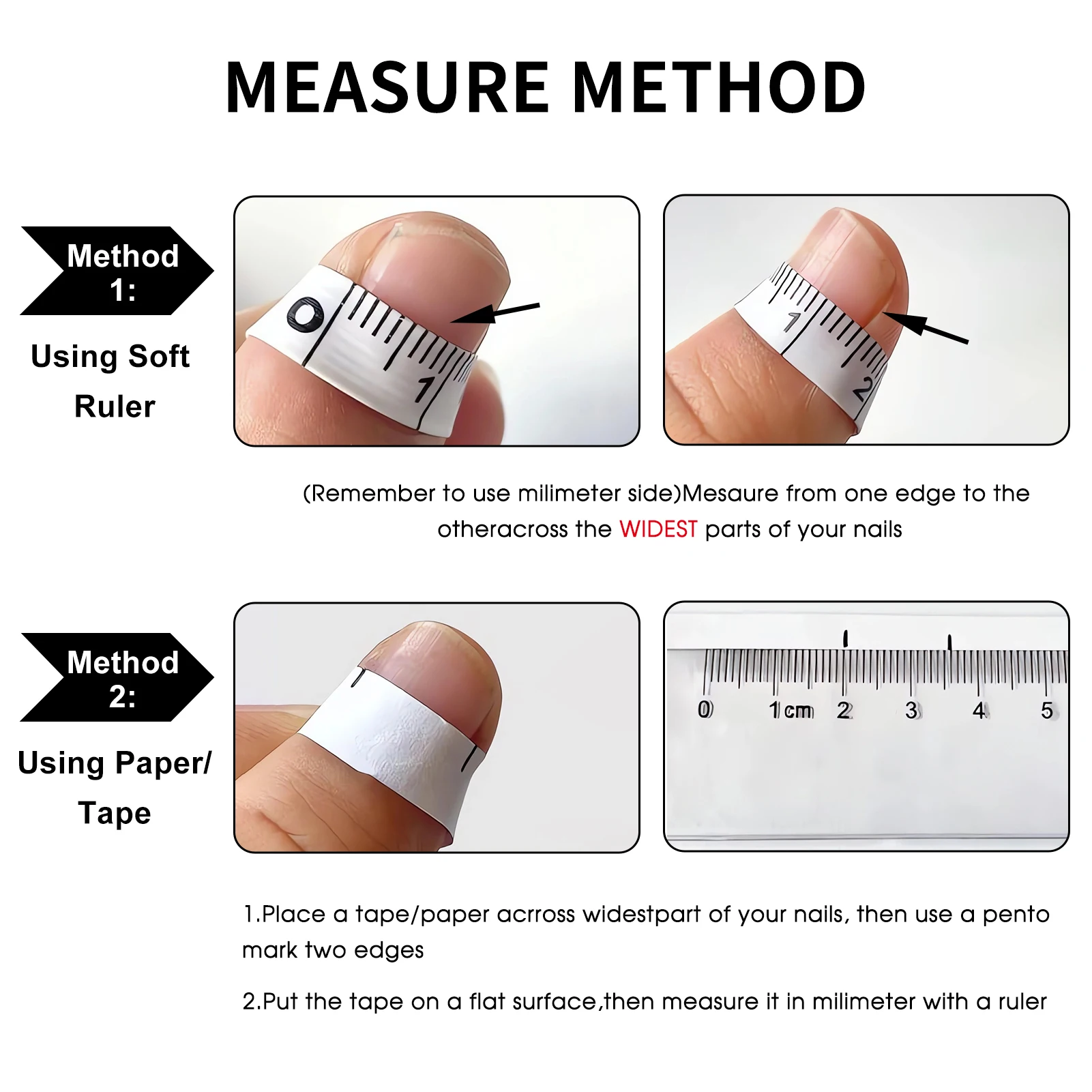 3D 스타 프렌치 인조 손톱 24개 미러 실버 글리터 프레스온 네일 아몬드 모양 파티 휴일 패션 네일 아트