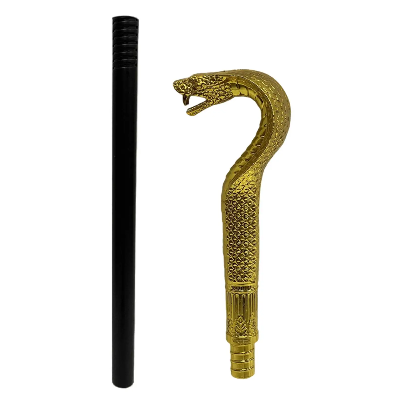 

Snakehead Walking Cane Retro Style Halloween Prop for Costume Party Cosplay and Festival Decoration