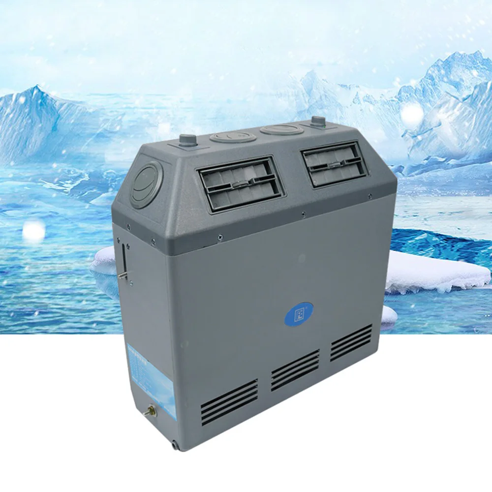 12V Automotive Air Conditioning Compressor 40 Refrigeration Pipes 440m/s Air Volume Air Conditioner Retrofit Compressor