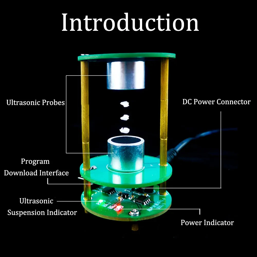 12V DIY Ultrasonic Levitation Kit Floating Standing Wave Control DIY Soldering Project Electronic Kit Acoustic Suspension