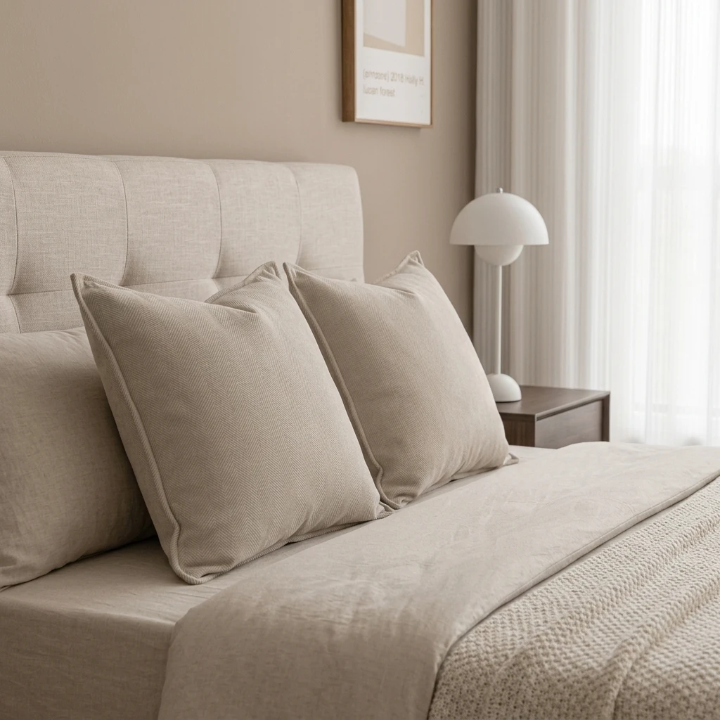 Soft Woven Herringbone Solid Color Pillow Cover Case 30x50 40x40 45x45 50x50 55x55 40x60 50x70 60x60 65x65 60x80cm Pillowcase