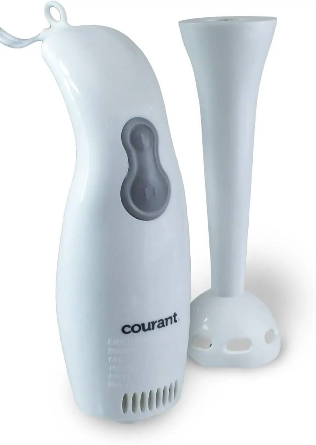 CHB-2001CW خلاط يدوي كهربائي بسرعتين مع كوب قياس 30 أونصة، أبيض