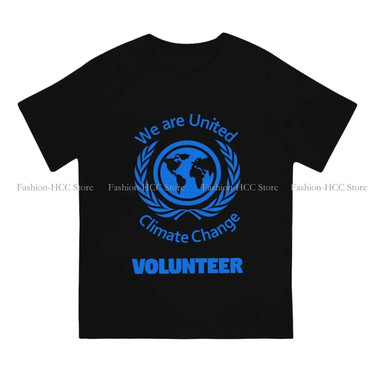 We Are United Climate Change O Neck TShirt Environmental Protection and Technology Basic Polyester T Shirt Man's Tops Fashion