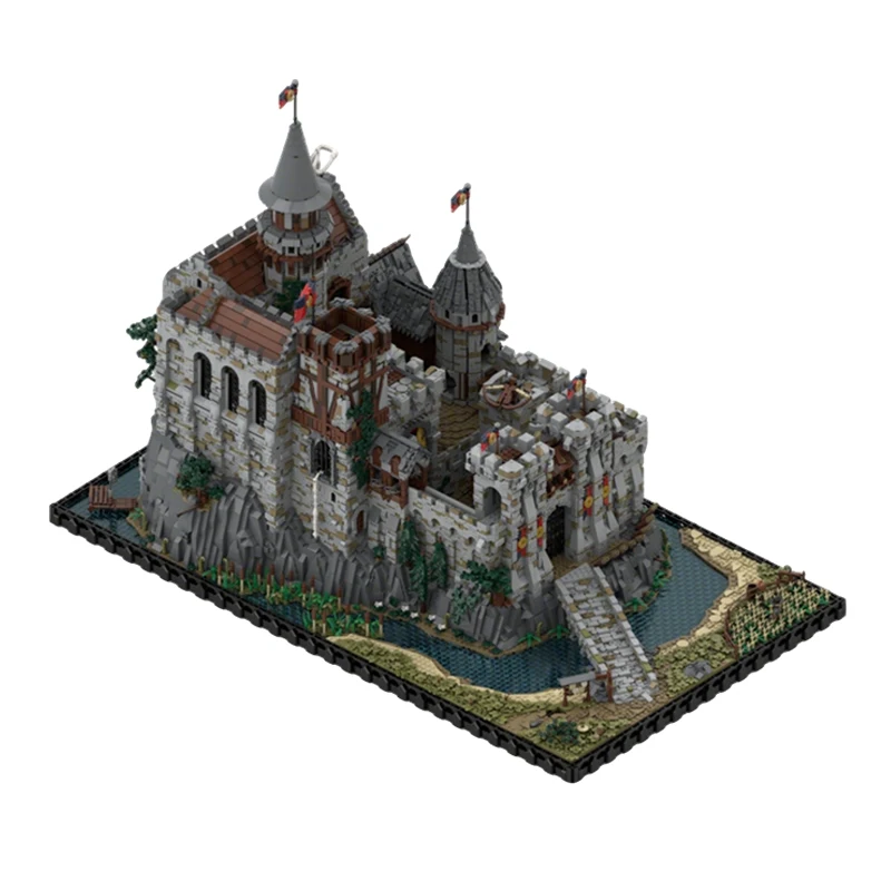 21090Parts Medieval Castle MOC Model Standard Size Building Blocks Assembly Architecture Toy Birthday Gift For Adult Collectors