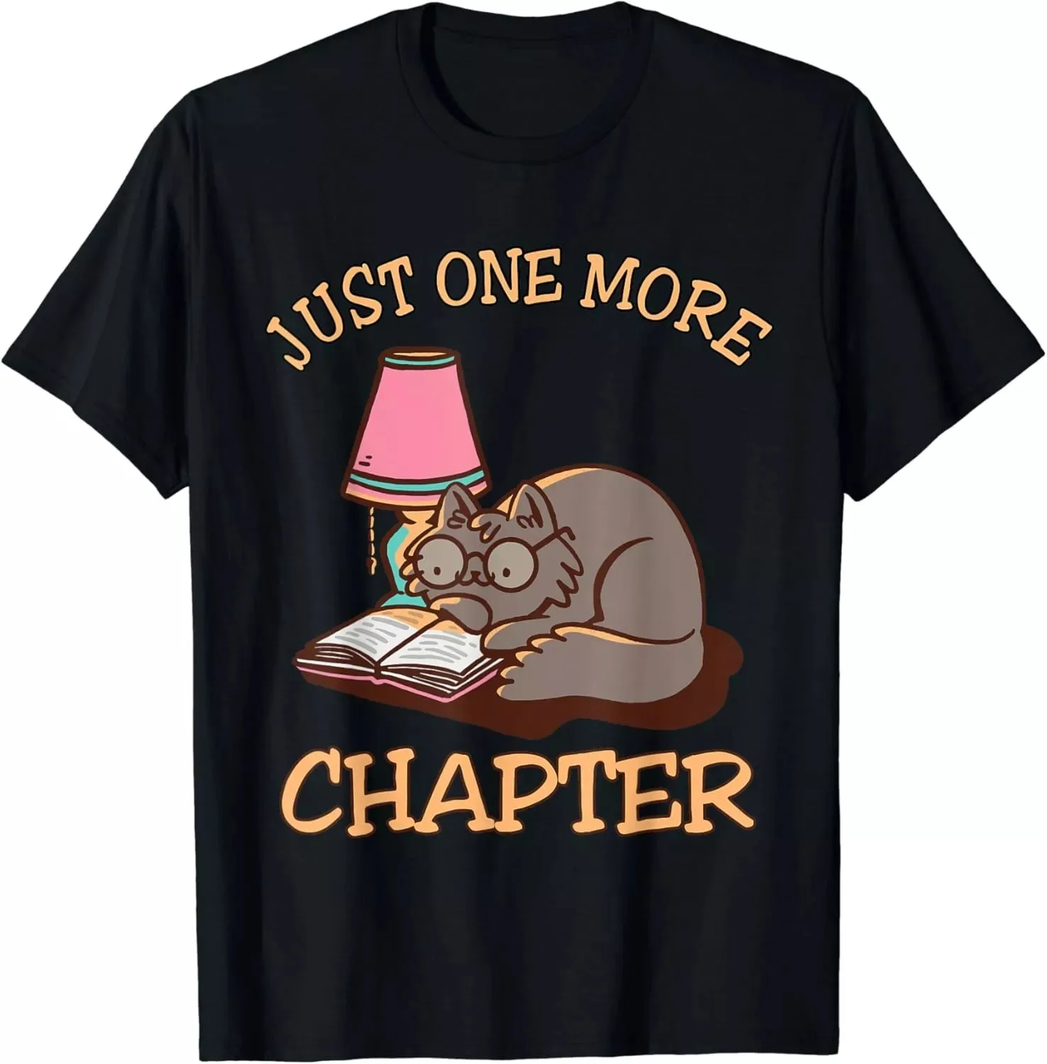 Just-One-More Chapter Cat Gift Men's Unisex T-Shirt Size S-5XL