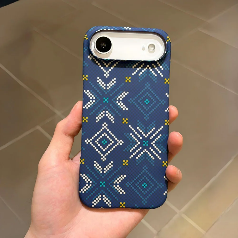 For Iphone 17 For Magsafe Carbon Fiber Magnetic Case For Iphone Air 16 15 14 17 Pro Max Frameless Shockproof Bumper Luxury Cover view 3