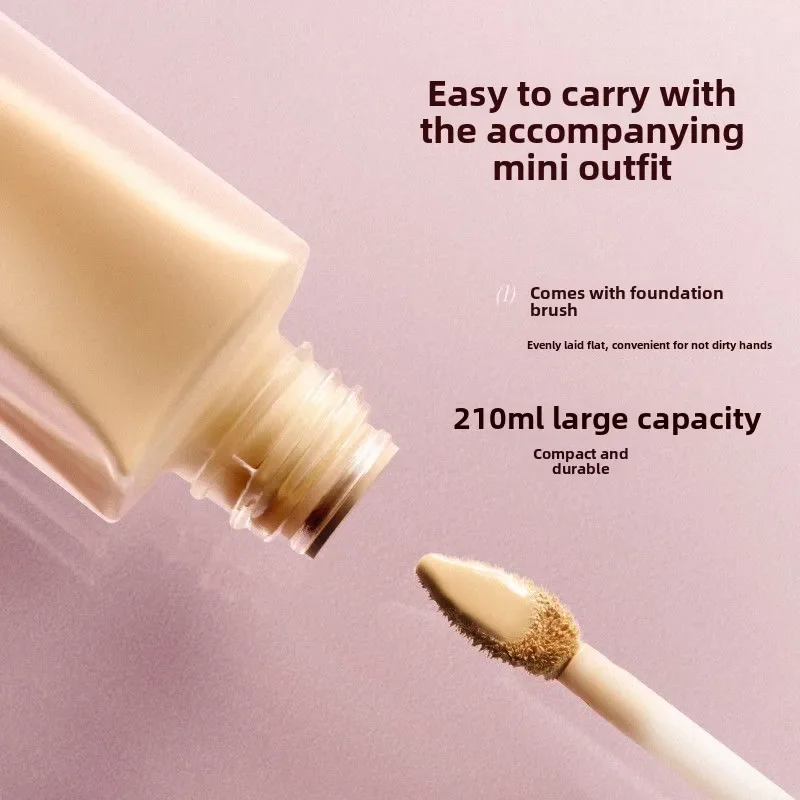 Joocyee كريم أساس سائل بتغطية كاملة، كريم أساس للمكياج، كريم أساس سائل كونتور للوجه، كريم وجه 10 مل