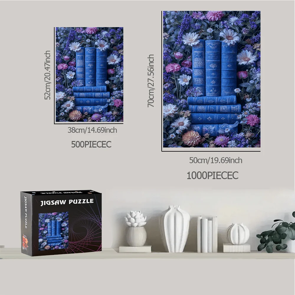 500개 또는 1000개 퍼즐북, s & - 호환, 도전을 위한 조각 수, 여행용 휴대용 직사각형 책, Bir