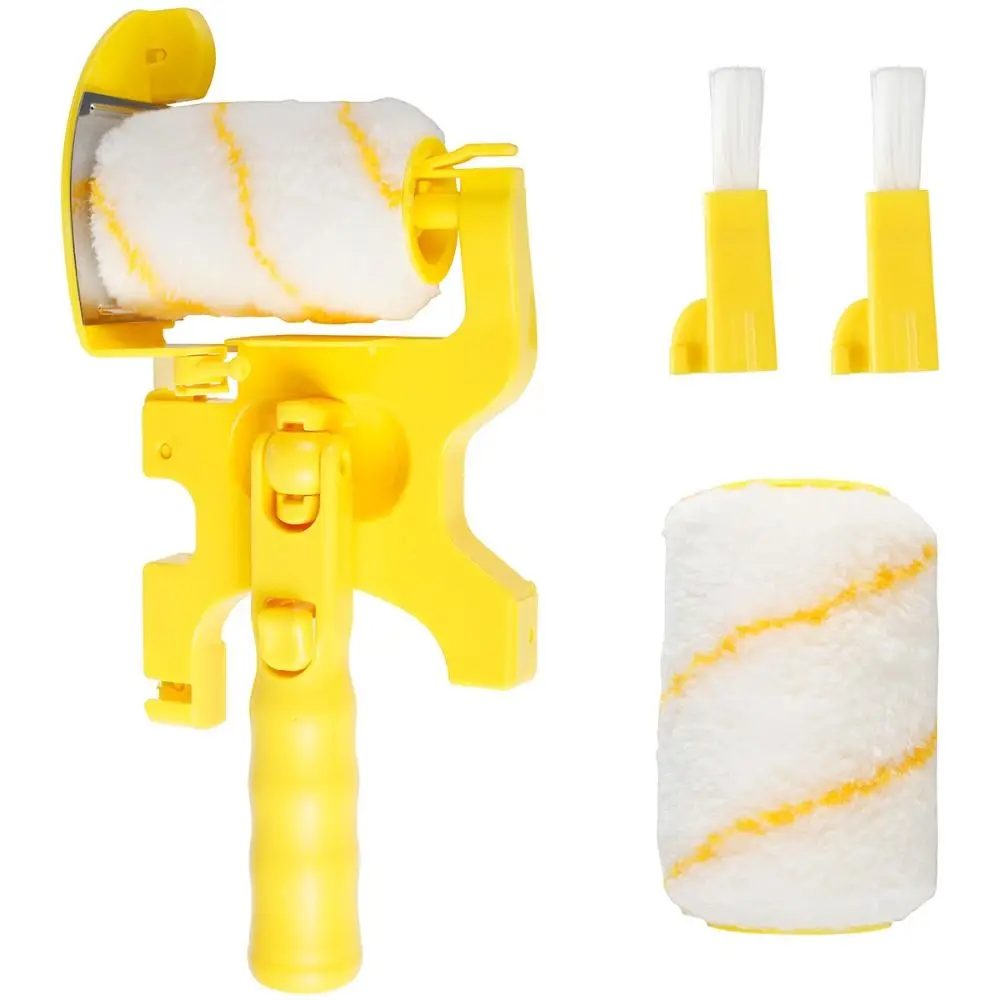 Time Saving Clean-Cut Paint Brush Hand-held Multiuse Wall Corner Brush Plastic Professional Trimming Roller Brush Wall