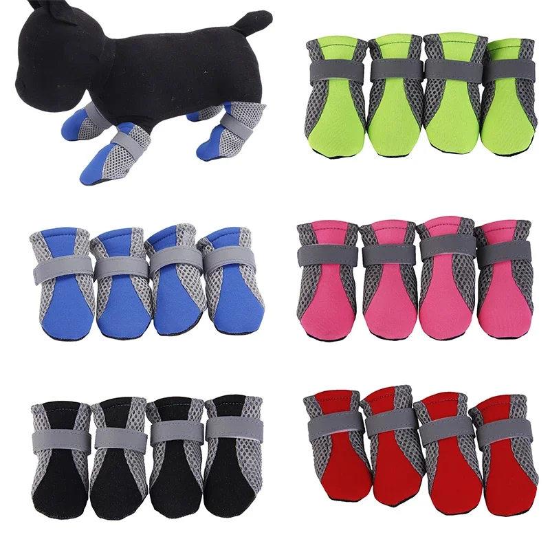 Non-Slip Dog Sport Shoes Pet Paw Protector Puppy Waterproof Casual Anti-skid Sneakers Dog Breathable Booties for Pet Supply Dogs