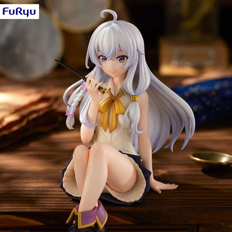 FuRyu Noodle Stopper THE JOURNRY OF ELAINA ELAINA PVC 13CM Anime Action Figures Model Collection Toy