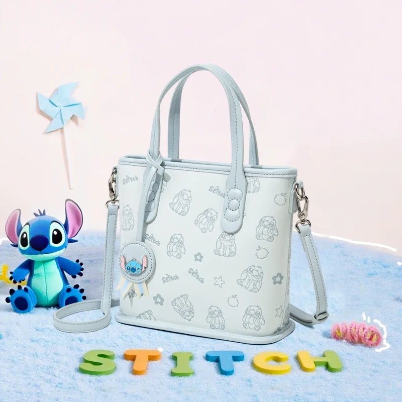 

Genuine Disney Purses And Handbags Original Case Stitch Series Tote Bag Women's Versatile Fun Print Shoulder Handbag 359