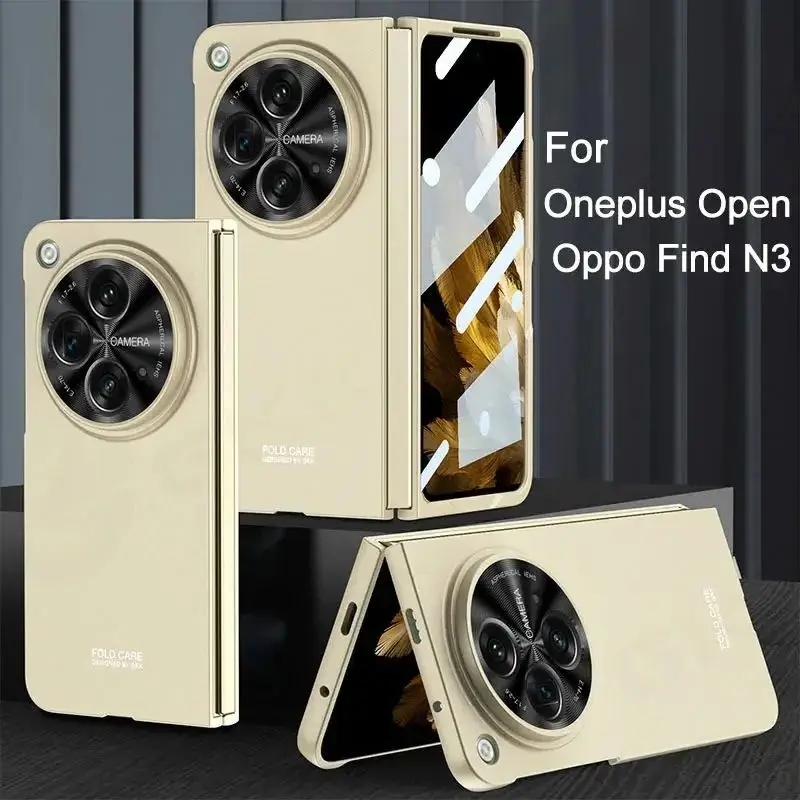 

GKK Original Case For Oppo Find N3 Armor Plastic Matte Case Camera Protective Anti-knock Cover For Oneplus Open With Front Glass