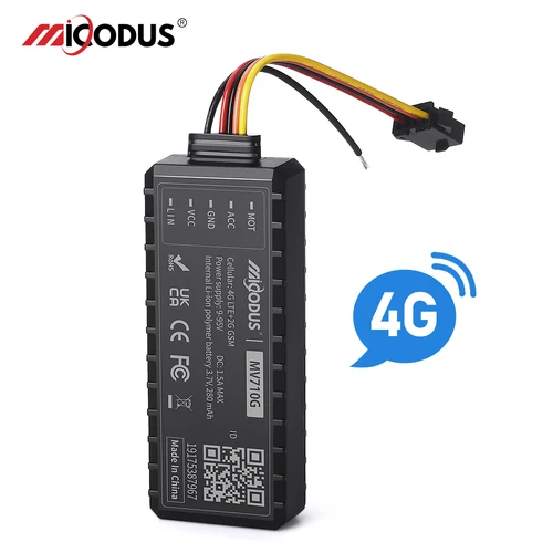 MiCODUS 4G Rastreador Veiculo GPS Para Auto MV710G 9-95V corte combustible GPS para coche Tracker Mini vibración ACC ON OFF alertas de puerta PK J16