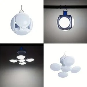 Fener kamp için güneş taşınabilir usb şarj edilebilir açık çadır ışığı ampul katlanabilir led ampuller futbol askısı 6 Büyük satış, güneş enerjili kamp için fener - №4