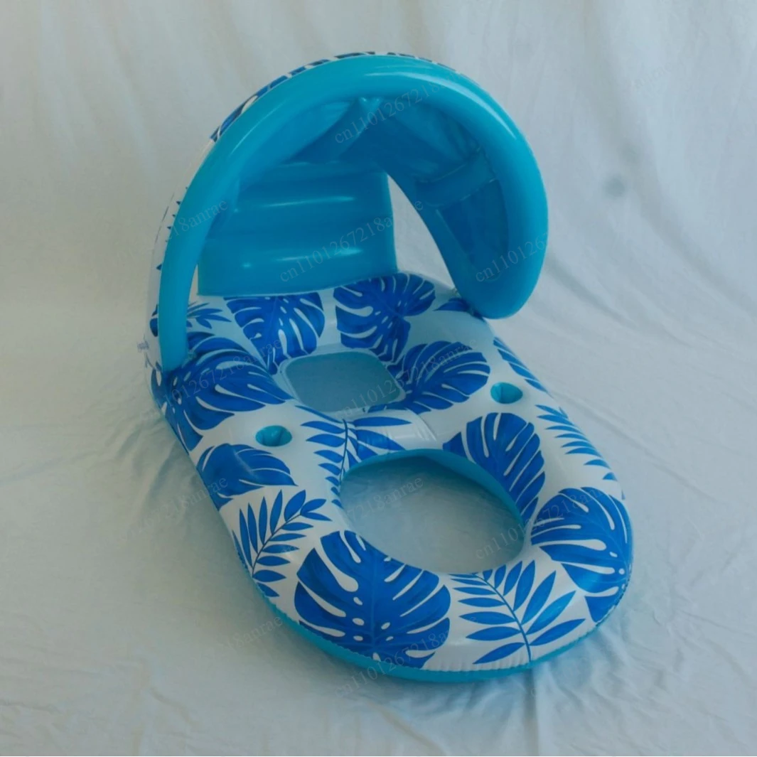 Swimming hanging net inflatable floating row, light and easy to carry, floating row, amusement inflatable lounge chair floating