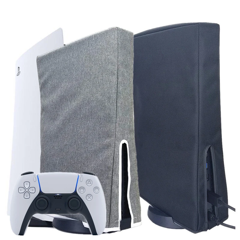 For PS5 Dust Proof Cover Game Console Protector Case Washable Anti-scratch Sleeve for Sony PlayStation 5 Protective Host Guard