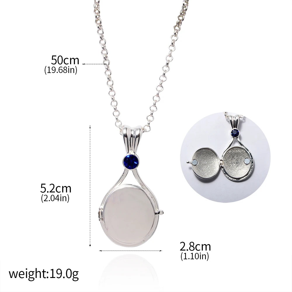 TV Show H2O Just Add Water Cosplay Necklace Mermaid Locket Pendant Necklace for Women Men Choker Jewelry Gift