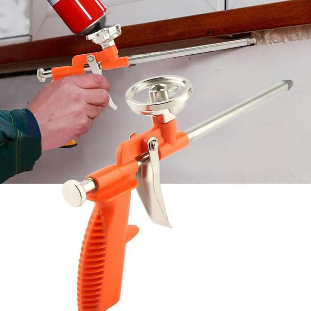 Foam Expanding Spray Gun Foaming Jet Glue Gun Metal Polyurethane Trigger Sprayer Pump Sealant Caulking Tool for House Renovation