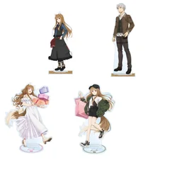 Hot Anime Q Edition Fashionable Spice and Wolf Acrylic stand Acrylic  Stand Desktop Decor Standing Gifts About 15cm