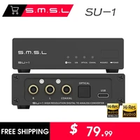 Nuevo producto SMSL SU-1 MQA MQA-CD Decodificador de audio digital AK4493S XU316 768 kHz/32 bits DSD512 SU1 DAC de alta resolución