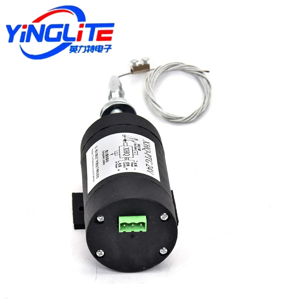 XHQ-PTG 12 فولت 24 فولت مولد الديزل وقف الملف اللولبي صمام المحرك لهب خارج جهاز لهب خارج جهاز طفاية حريق عادة مغلقة