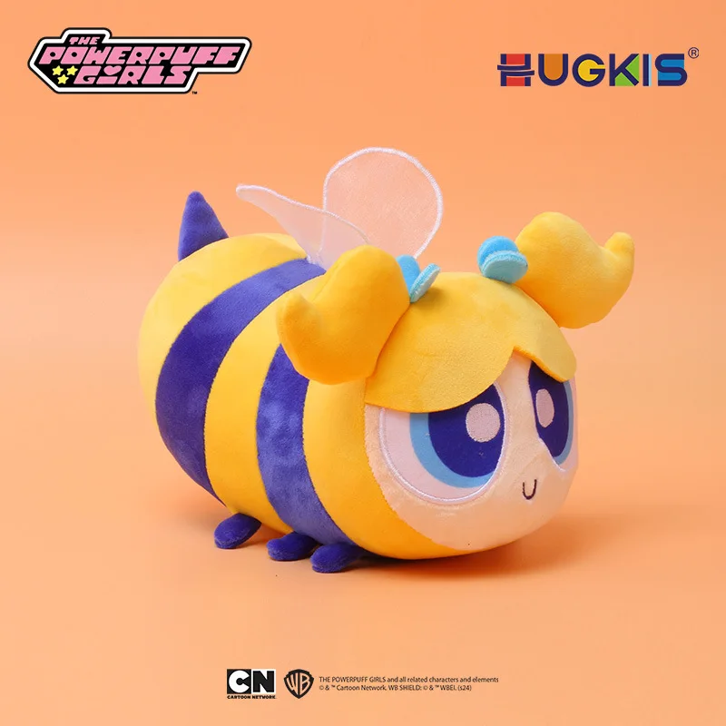 20Cm Powerpuff Girls Bee Series Cartoon Plushie Toy Kawaii Children New Pluszowa poduszka do spania Sofa Poduszka Prezent świąteczny