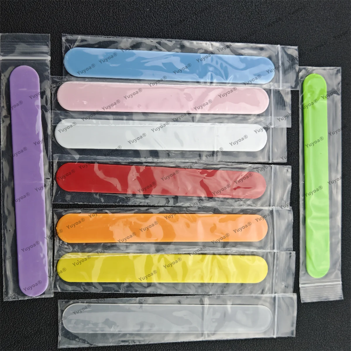 100pcs Medical Plastic Disposable Tongue Depressor Oral Examination Tongue Stick Body Wax Barber Wax Rod Tattoo Supplies