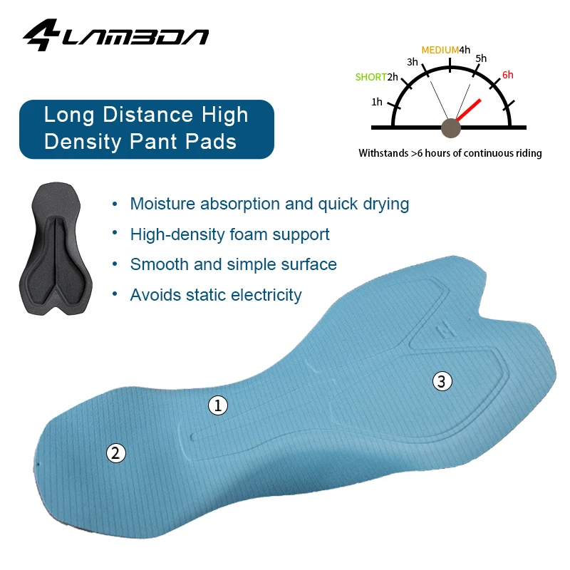 LAMEDA الرجال الشتاء الدراجات مريلة السراويل الحرارية الصوف الجبلية الدراجات الملابس 5D جل الوسادة الساخن الدافئة الدراجة يندبروف بنطلون #4