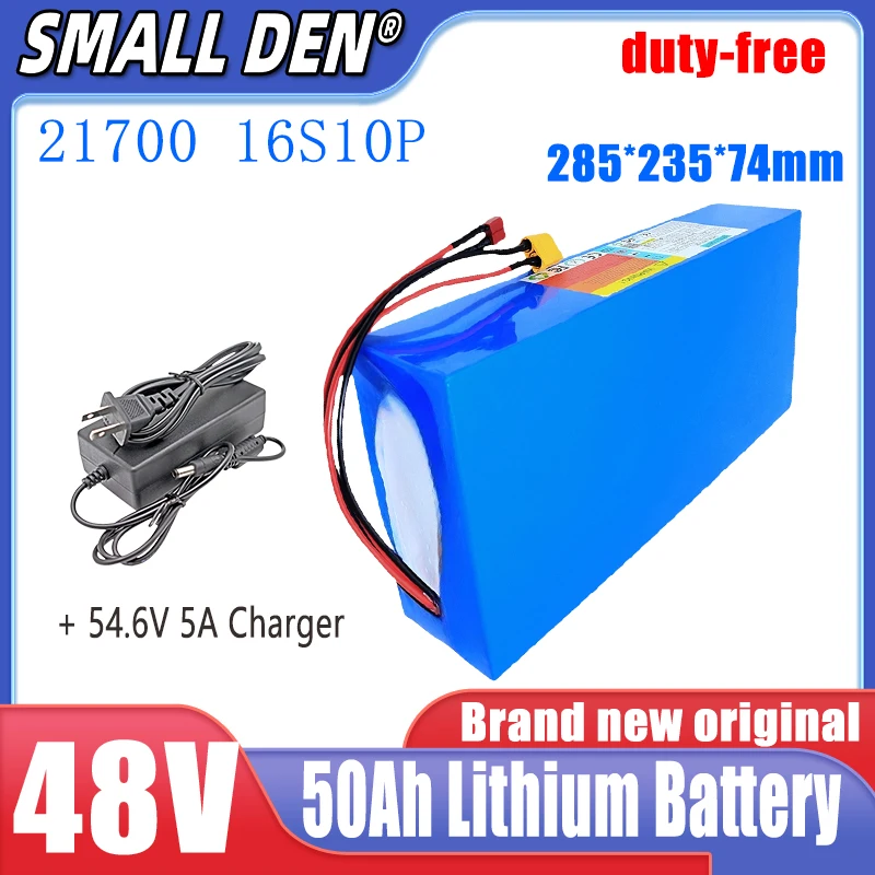 48V 50Ah 21700 13S10P New A-grade lithium battery pack with 2500W high power suitable for various energy storage backup batterie