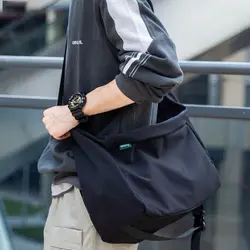 Fashion Oxford Messenger Bag Laptop Waterproof Shoulder Bag All-match Casual Tool Bag Travel Gym Single Bag for Male