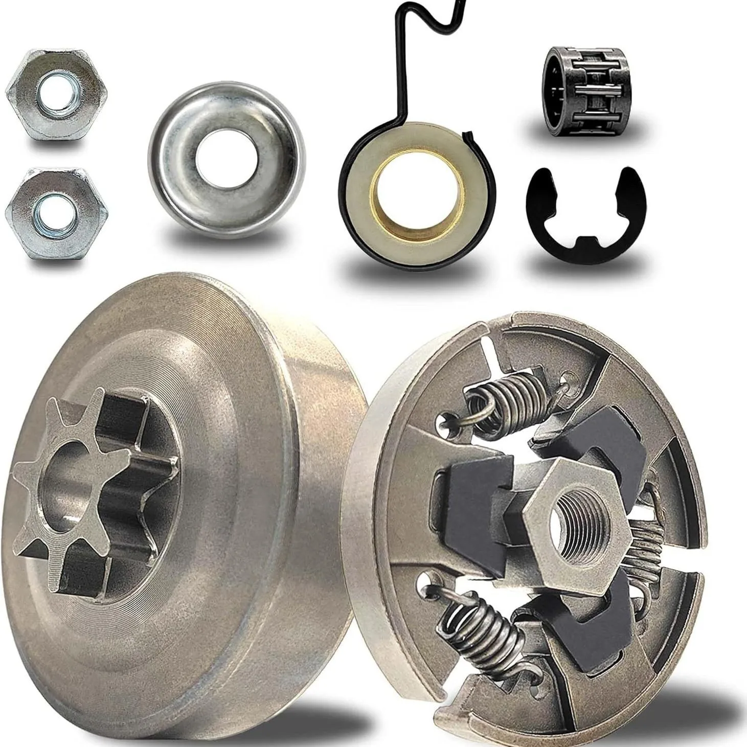 PR5020 Clutch Drum Sprocket Kit - Perfect Replacement For Chainsaws Sprocket Clutch Drum Kit Clutch Assembly Garden