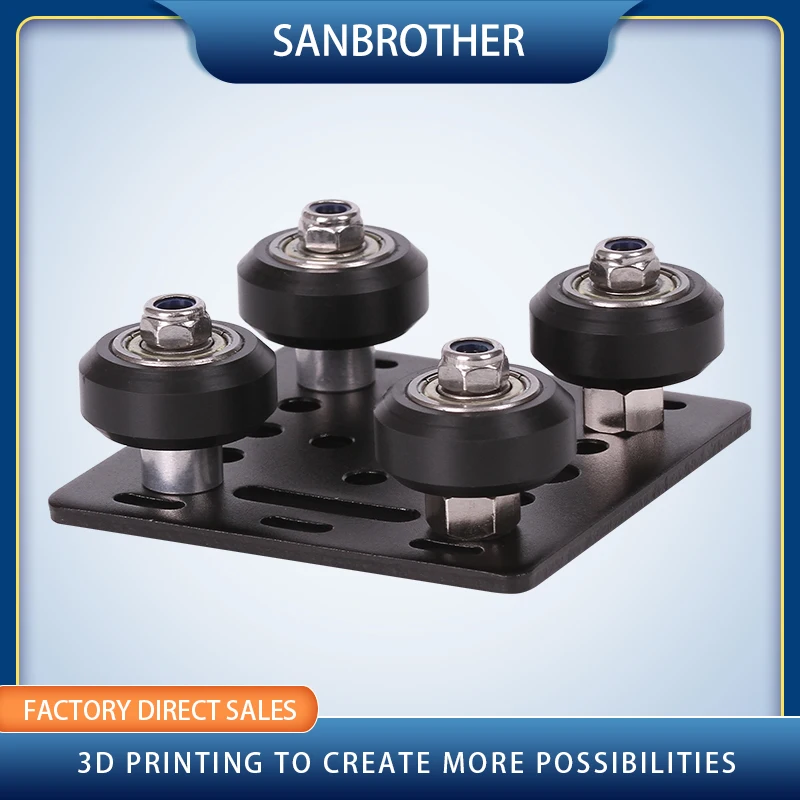 Opensource V-openbuildd Gantry Plate sets special slide pulley for 2020 /2040 V-Slot aluminum profiles wheels 3D Printer parts