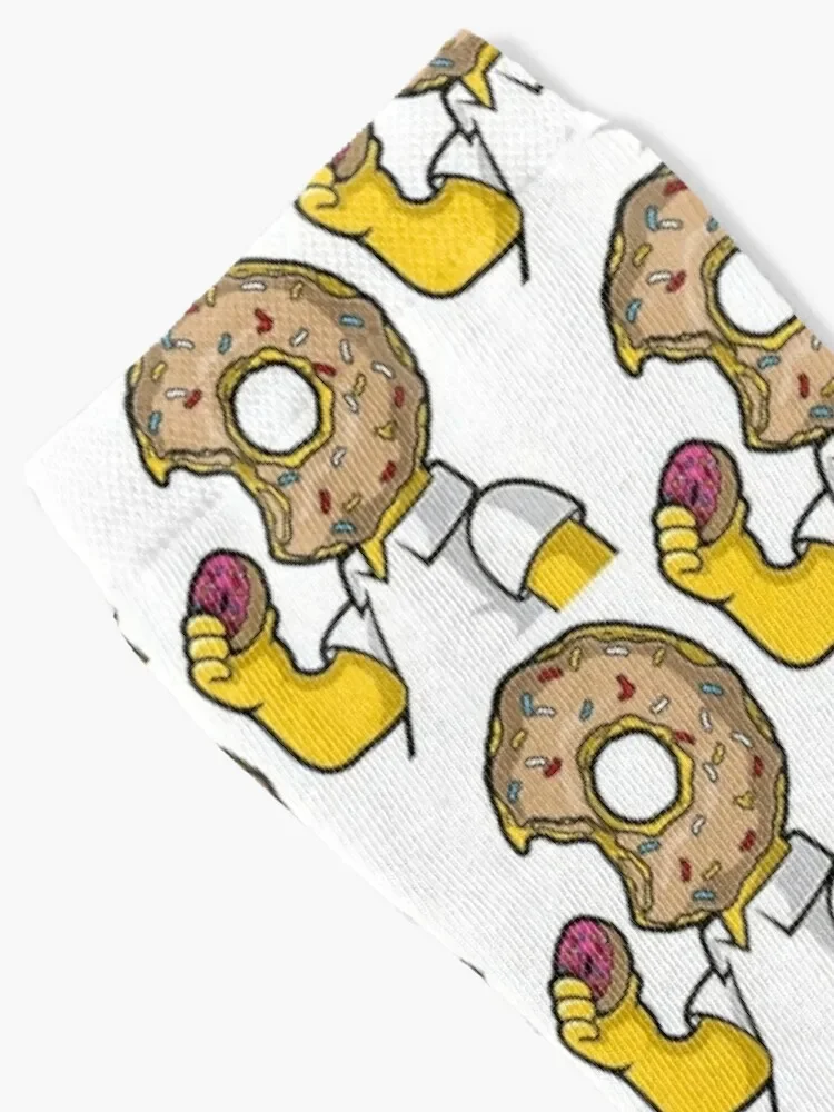 I like Donuts-Calcetines de fútbol para hombre y mujer, medias antideslizantes de marca de lujo para verano, Año Nuevo