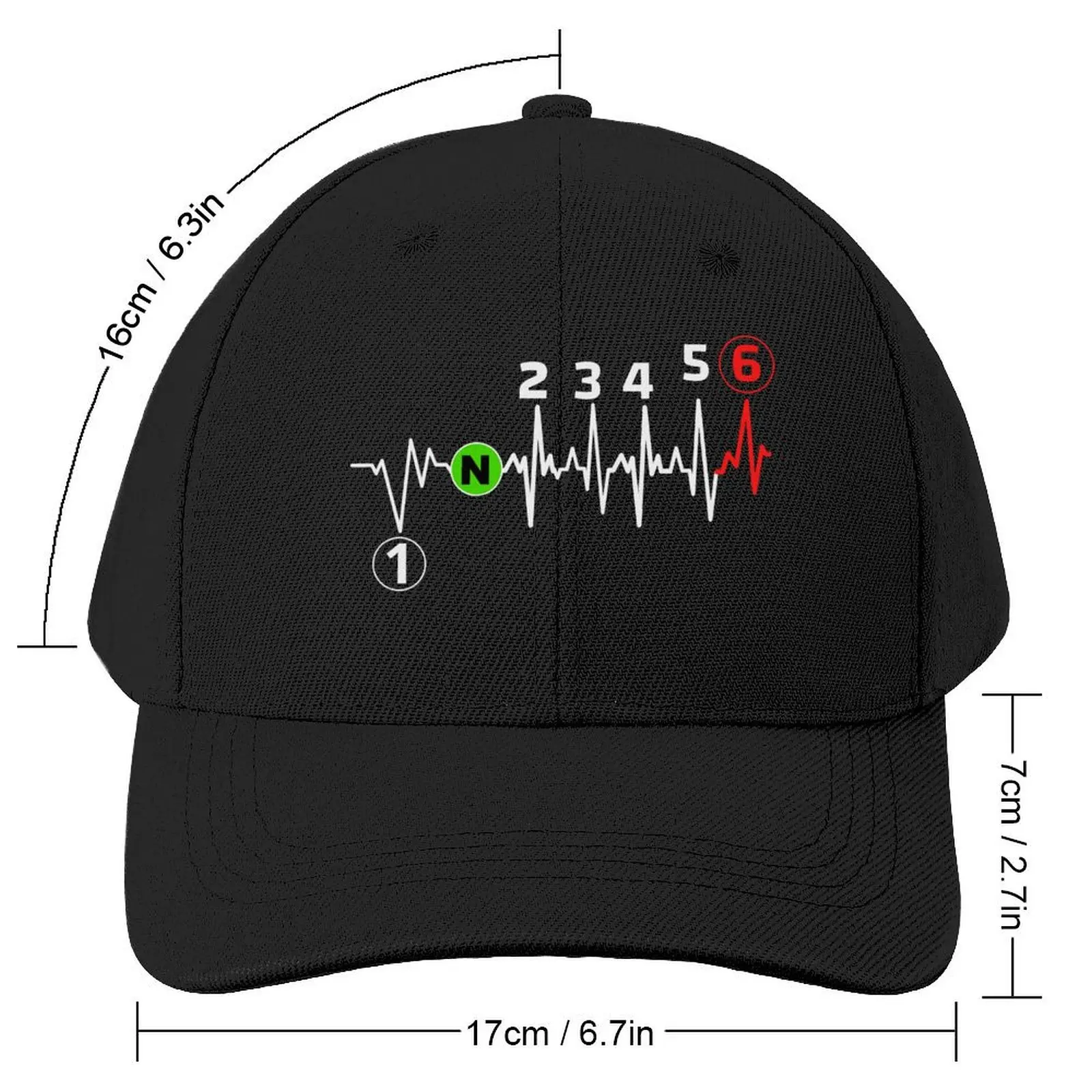 Motorbike heartbeat 1n23456 Baseball Cap Hat Man Luxury Sunhat Women's Beach Visor Men's