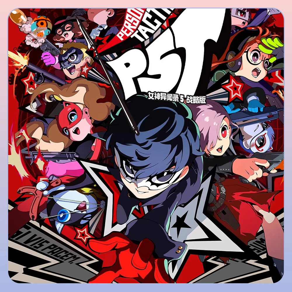 

New Genuine Persona 5 Tactica Collectible Figure Persona 5 Tactica Sitting Pose Doll Decoration Trendy Play Joker Anime Figures