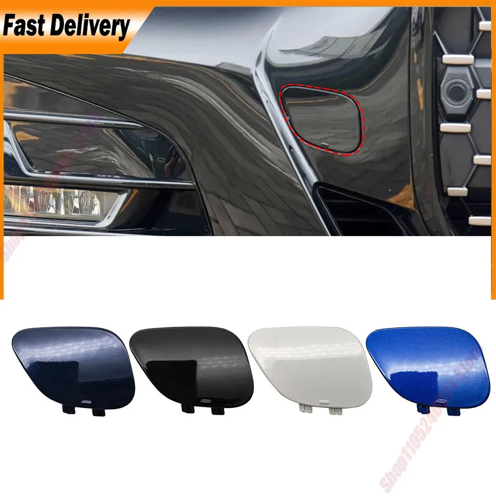 For BMW G22 G23 M Car Front Bumper Tow Hook Cover Cap Black White For BMW 4 Series Sport 2021-2026 420 425 430i 51119854253